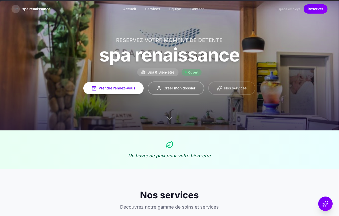 Portail de reservation Planevia